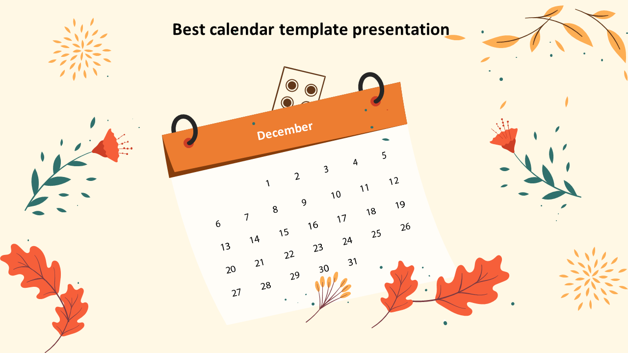 best calendar template presentation
